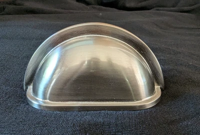 PERILLAS SUPERIORES 5" taza tirador con tornillos (níquel pulido) #TK774PN (cajón/gabinete) NUEVO Foto 1 de 3