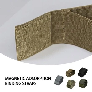 Tactical 2" Magnetic Strap Rifle Sling Retainer Quick Release Retention Band - Picture 1 of 23
