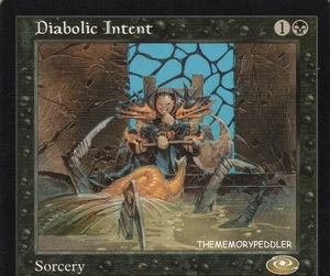 DIABOLIC INTENT MTG Planeshift - Rare - Pack to Sleeve - Never Played - NM - Picture 1 of 4