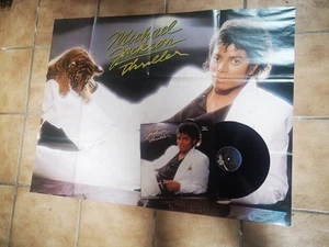 33T LP Hollande Michael Jackson Thriller Avec Poster Geant - Imagen 1 de 2