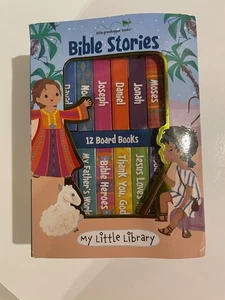 My Little Library Bible Stories 12 Board Books c. 2023 Little Grasshopper Books - Picture 1 of 7