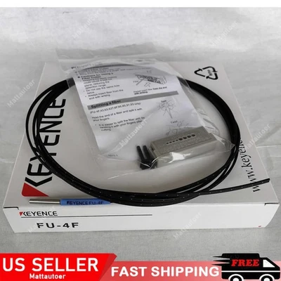 Keyence FU-4F Fiber Optic Sensor FU4F New In Box 1PC - Image 1 of 3