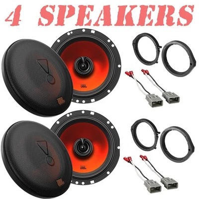 JBL 400W Front/Rear Speakers + Kits For 2008-2022 Honda Accord & 2006-2021 Civic - Image 1 of 4