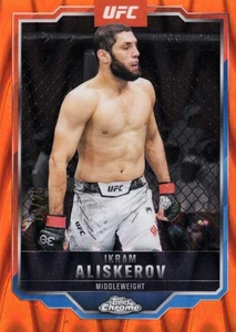 Ikram Aliskerov 86 Orange Refractor 2025 Topps Chrome UFC /25 - Bild 1 von 2