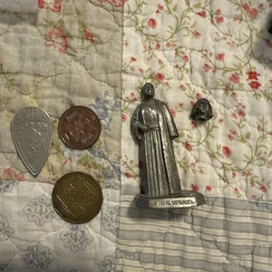 Star Wars 3" tall PEWTER ANAKIN SKYWALKER (DARTH VADER) w/ COINS Rawcliffe 1997 - Picture 1 of 6