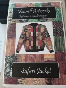 Patchwork Jacke Schnittmuster Fenell Artworks Misses Größen S-XL ungeschnitten - Bild 1 von 2