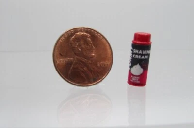 HUDSON RIVER Dollhouse Miniature Replica Foamy Shaving Cream Canister HR52002