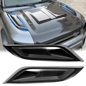 For Land Rover Defender 110 & 90 L663 2020+ Engine Bonnet Vent Cover Gloss Black - Picture 1 of 11