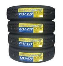 4x Dunlop DV-01 145R12 6PR 145/80R12 Tires Summer 12" Tire New for Light Track