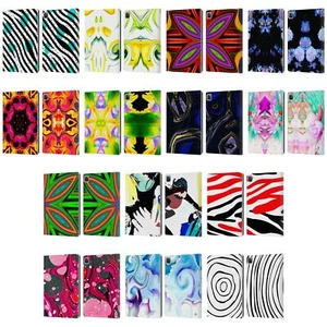 OFFICIAL HAROULITA ABSTRACT ART LEATHER BOOK WALLET CASE COVER FOR APPLE iPAD - Picture 1 of 20