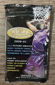 2000-01 Fleer Hot Prospects NBA Hoops Basketball Cards Unopened Hobby Pack - Picture 1 of 2