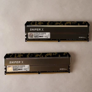 G.Skill Sniper X DDR4-3200 CL16-18-18-38 1.35V 16GB (2x8GB) - Picture 1 of 2