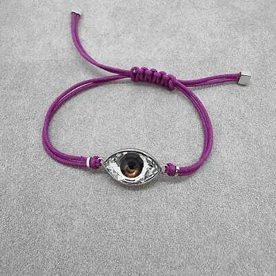 Swarovski Power Evil Eye Armband Auge Augenmotiv Nazar Boncuk Lila 5508534 - Bild 1 von 4