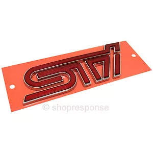 OEM Subaru 15-18 Impreza WRX STi Rear Emblem Badge 2015 2016 2017 2018 Genuine - Bild 1 von 2