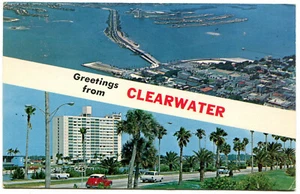 Standard Chrome Postcard - Clearwater, Florida - Greetings (1972) - Picture 1 of 2