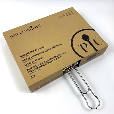 Pampered Chef Meatball and Slider Grill Basket #1172 Retired - Изображение 1 из 4