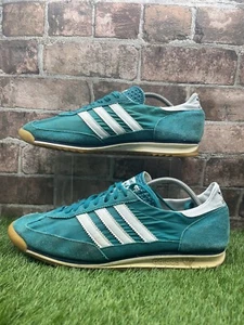 Adidas SL72 Originals UK 11 Mens Trainers - Emerald Green/White - Picture 1 of 12