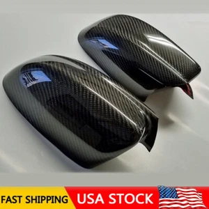 For Dodge Charger 2011-2021 Side Mirror Cover Carbon W/O Bottom Turn Signal Hole - Picture 1 of 7