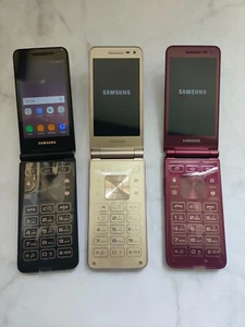 New Samsung Galaxy Folder2 SM-G1650W, SM-G160N Unlocked 16GB Android phone - Afbeelding 1 van 52