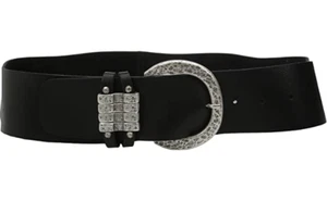 Leatherock 1242 Women Leah Hip Belts Black Size 36 6661 - Picture 1 of 4