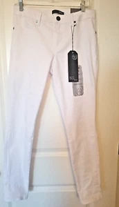 New 1822 Denim Womens Jeans Size 10 Ankle-Skinny Super Stretch Soft White - Picture 1 of 4