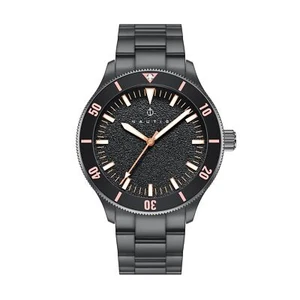 Nautis Deacon Bracelet Watch - Black/Rose Gold - Picture 1 of 3