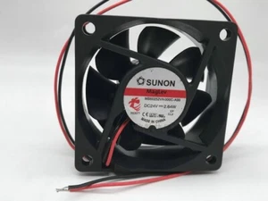 1 PCS SUNON fan MB60252VX-000C-A99 DC24V 2.64W 6025 6cm 2wire - Picture 1 of 3