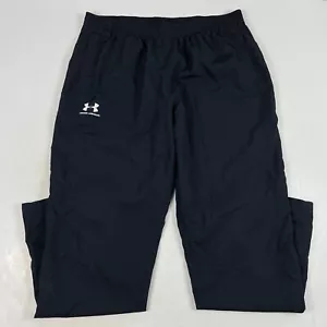 Under Armour Track Pants Men Extra Large Black Relaxed Tapered Workout Gym Lined - Picture 1 of 12