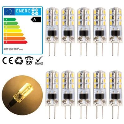 10 Stück G4 Led Birne 12 V 1,5 W/3 W Mini Silikon Lampen Licht Scheinwerfer O8E6 - Bild 1 von 4
