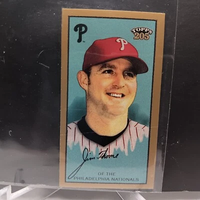 2003 Topps 205 Mini Polar Bear Jim Thome 280 Baseball Card - Image 1 of 4