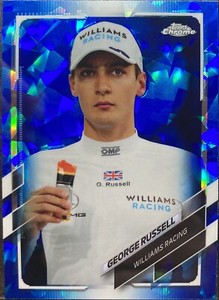 2021 Topps Chrome F1 Sapphire #35 George Russel - Williams Racing F1 Team 🇬🇧