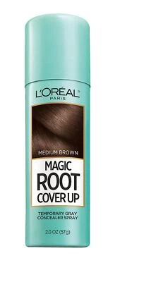 	Corrector Root Cover Up gris spray marrón medio 2 oz	 Foto 1 de 4