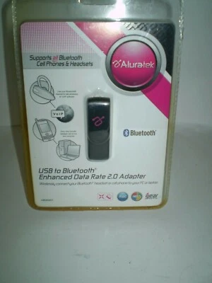 Aluratek Bluetooth Adapter Model ABD2020T NOS - Image 1 of 2