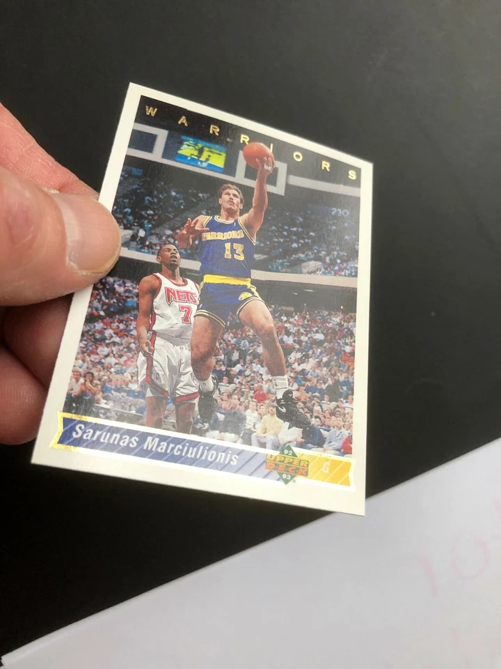 1992 SARUNAS MAMARCIULIONIS Upper Deck  Basketball Card.# 249 Made in USA - Image 1 of 4