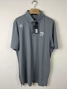 Polo Greyson Para Hombres Grande Gris Golf Performance Katonah Polo Nuevo con Etiquetas (75 RFF) - Imagen 1 de 9