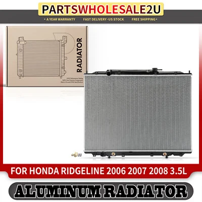 Radiador com refrigerador de óleo de transmissão para Honda Ridgeline 2006 2007 2008 V6 3.5L - Imagem 1 de 4