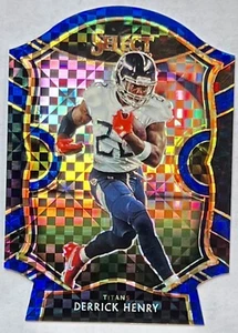 DERRICK HENRY 2020 Select CONCOURSE Blue Prizm Die-Cut Card #41 TENNESSEE TITANS - Picture 1 of 1