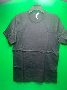 Mens Tshirt Black Canvas Bella+Canvas Size M NEW - Picture 1 of 8