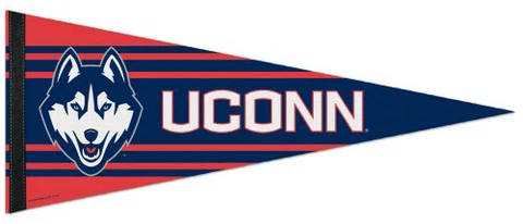 UCONN Connecticut Huskies Official NCAA Team Premium Felt Collectors PENNANT Cover