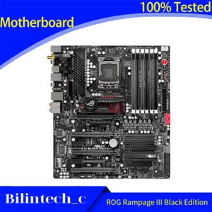 Placa madre PARA ASUS ROG Rampage III Black Edition X58 soporte LGA1366 24G DDR3 - Imagen 1 de 5
