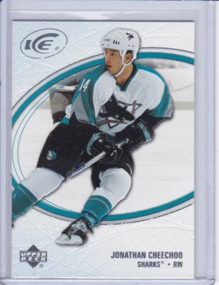 Jonathan Cheechoo 2005 Upper Deck Ice Hockey Card 81 Grade MT - Image 1 of 2