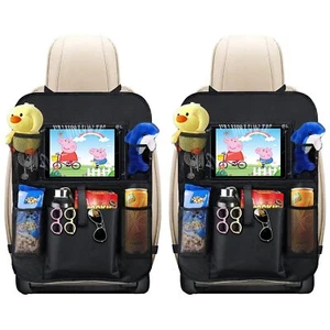 Auto Rückenlehnenschutz 2 Stück Auto Rücksitz Organizer für Kinder Große Tasc... - Bild 1 von 8