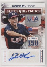 2014 Panini Elite Extra Edition USA Baseball 15U Signatures /199 Jacob Blas Auto