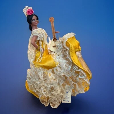 Marin Chiclana doll with yellow dress Vintage Spain Dancing - Image 1 of 4