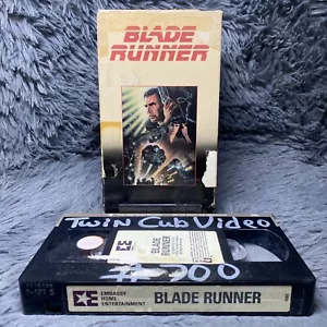 Blade Runner VHS Video Tape First Release Print Embassy 1982/1983 Classic Movie - Picture 1 of 7