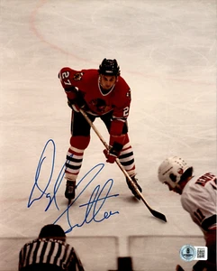 Darryl Sutter Signed Chicag Blackhawks 8x10 Photo #1 Beckett COA - Picture 1 of 1
