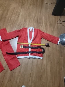 Santa Suit 6 piece Adult Sz L 42 Chest New - Picture 1 of 9