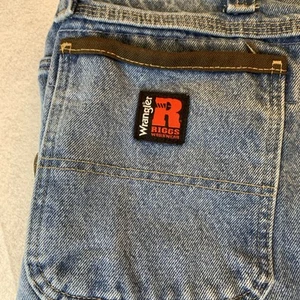 Wrangler Riggs Work Wear Pants denim jeans Men’s 54x30 Carpenter - Picture 1 of 7