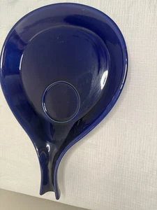 Vintage Hall Ceramic Skillet cobalt blue - Picture 1 of 2