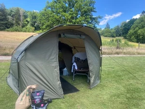 Cyprinus 2 Man Bivvy With Overwrap & JRC Porch extension - Picture 1 of 10